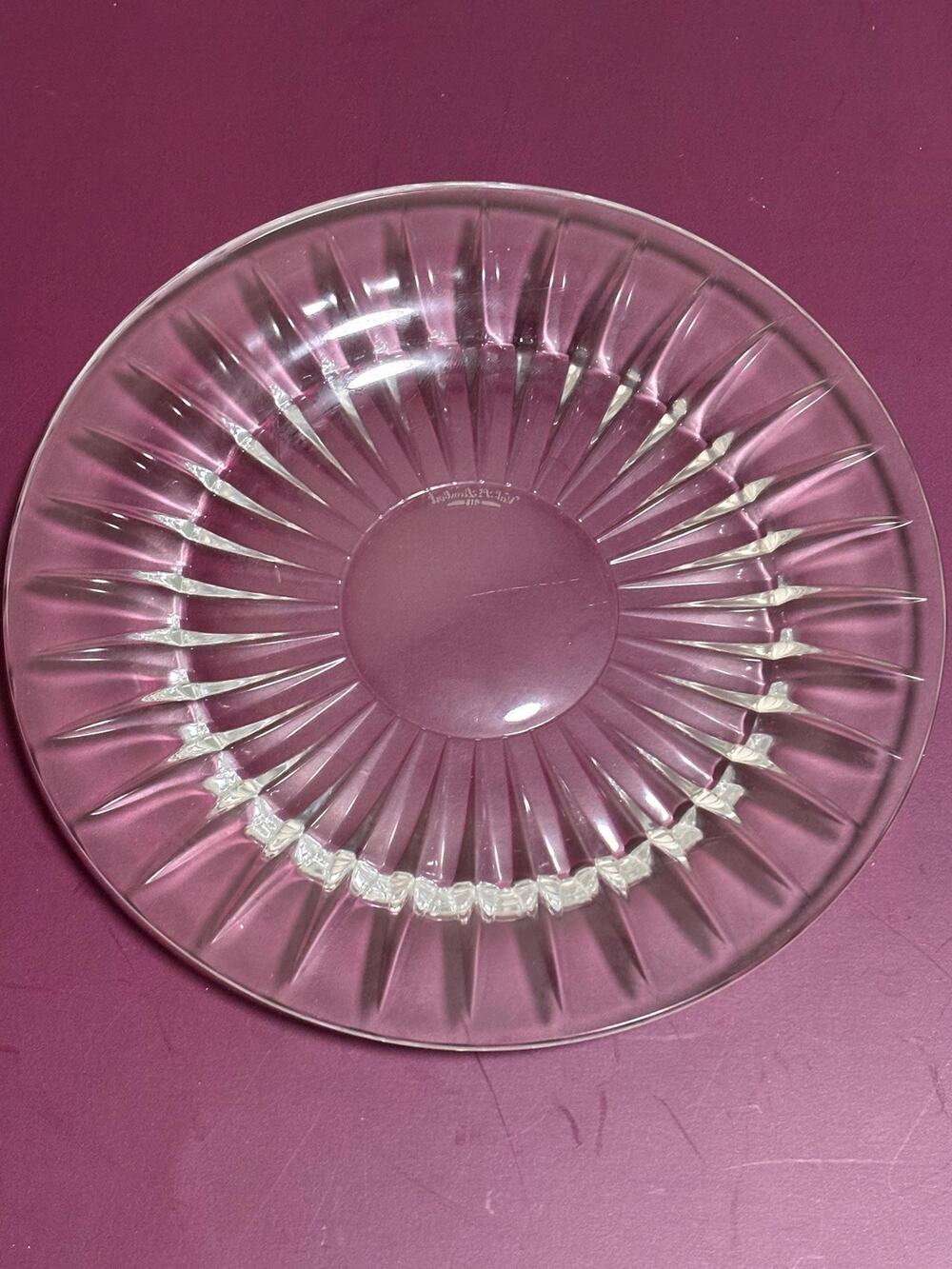 Val Saint Lambert "Balmoral" Fruit Salad Dessert Plate 7 5/8"